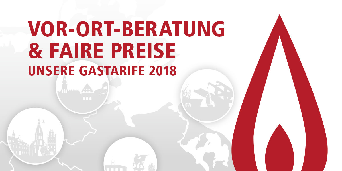 Das Bild zeigt die Überschrift: Vor-Ort-Beratung & Faire Preise, Unsere Gastarife 2018.